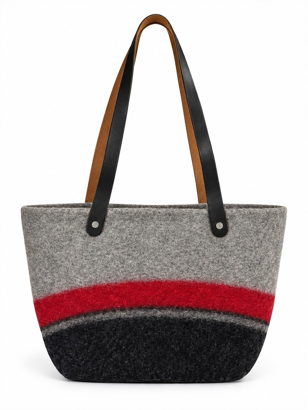 General Knot & Co Gray Wool Felt Tote Bag